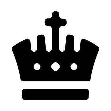 taç simgesi vektör illüstrasyonu