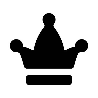 Taç simgesi, vektör illüstrasyonu