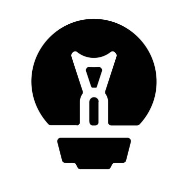 Modern b 'nin vektör çizimi ışık simgesinden yoksun