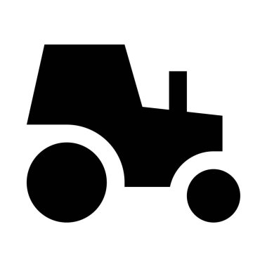 Traktörün vektör simgesi