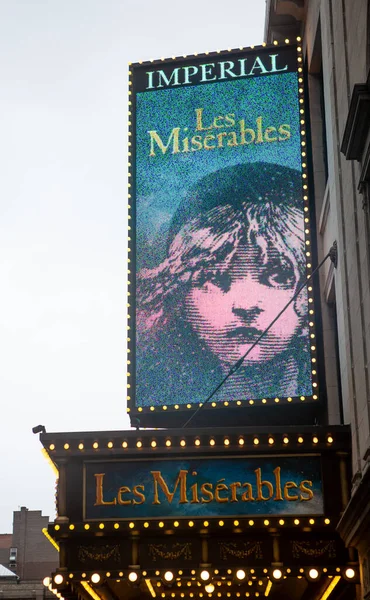 stock image New York City, USA. April 12, 2016. Les Misrables, also known informally as Les Mis or Les Miz, It is one of the most famous and most staged musicals in the world.