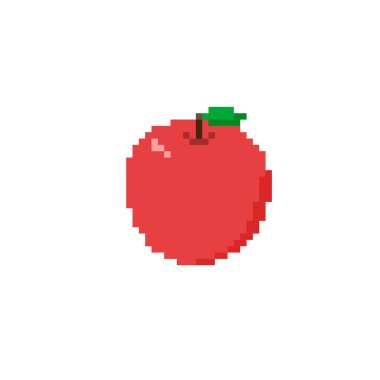 Elma meyvesi. Düzenlemesi kolay vektör illüstrasyonu.