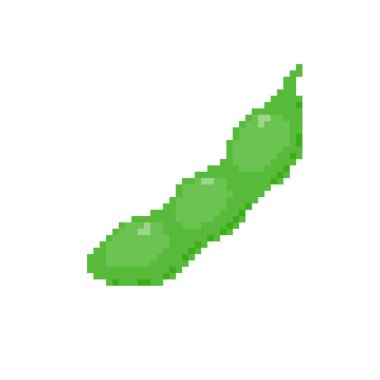 Geniş fasulye. Düzenlemesi kolay vektör illüstrasyonu.