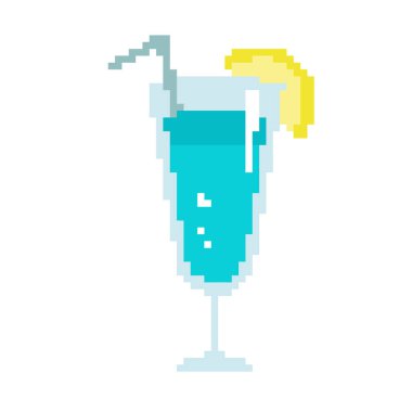 Mavi Hawaii. Vektör illüstrasyonunu düzenlemek kolaydır..