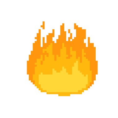 Alev izi. Düzenlemesi kolay vektör illüstrasyonuName.