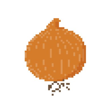 Soğan. Düzenlemesi kolay vektör illüstrasyonu.