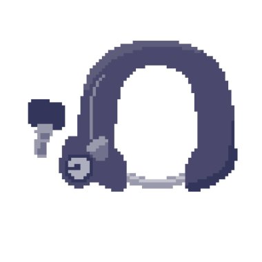 Bisiklet halkası anahtar kilidi. Düzenlemesi kolay vektör illüstrasyonuName.