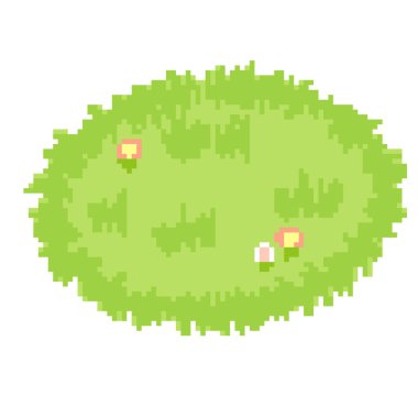 Ot Alanı. Vektör illüstrasyonuName.