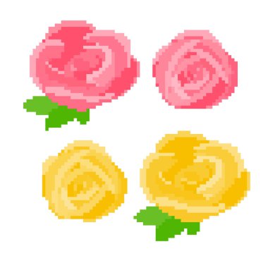 Gül. Vektör illüstrasyonunu düzenlemek kolaydır..