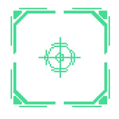 Hedef. Düzenlemesi kolay vektör illüstrasyonu.