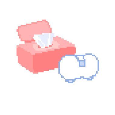 Butt wipes and diapers. Vector illustration that is easy to edit.