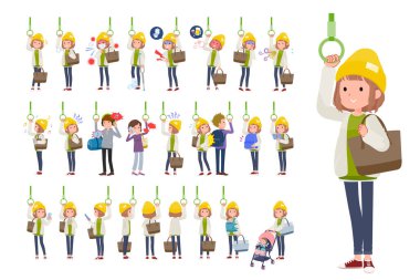 Trendeki bir grup sıradan moda kadını. Yönlendirmesi çok kolay..