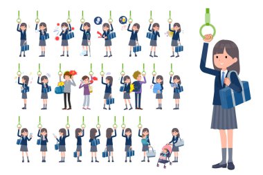 Trendeki bir takım denizci ceketli kadın öğrenci. Yönlendirmesi çok kolay..