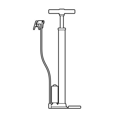 Enflaktör. Düzenlemesi kolay vektör illüstrasyonu.