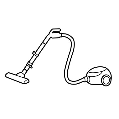 Vacuum cleaner.Vector illustration that is easy to edit. clipart