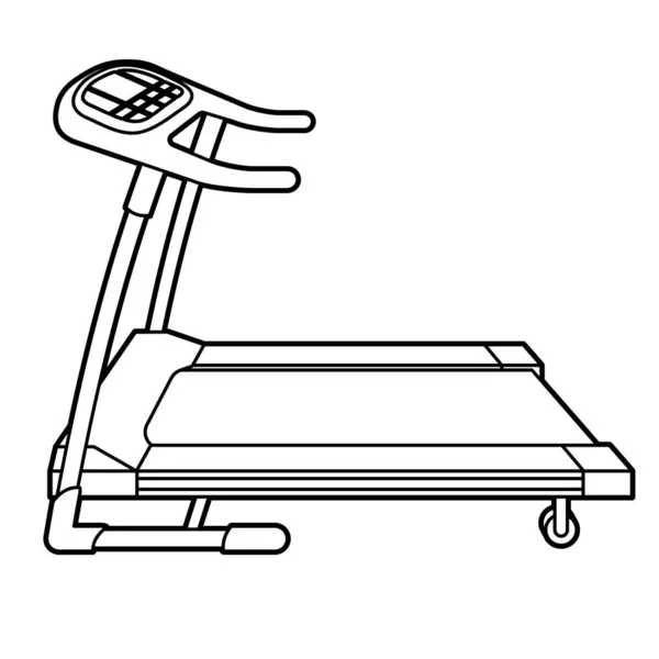 Treadmill Vector Ilustración Que Fácil Editar Vectores de stock libres de derechos