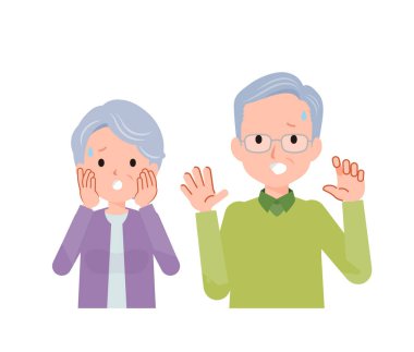 70-80 yaşlarında yaşlı bir çift. Şaşırdım ve kafam karıştı.