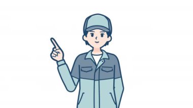 Genç bir kadın üniforma giyiyor ve akıllı telefon kullanıyor.