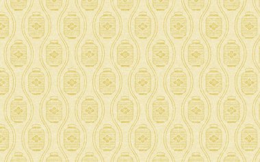 Kusursuz Japon kağıt deseni. Altın renk, Fener deseni