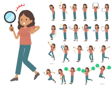 Akıllı telefonlar gibi dijital ekipmanlarla bronz tenli kadınlar. Vektör sanatını düzenlemek çok kolay..