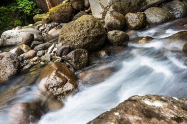 A Symphony of Elements: Slow Shutter Speed Images of Water and Rocks in Nature