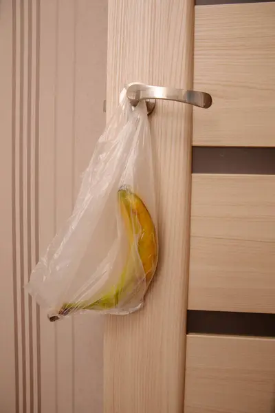 banana in a plastic bagbanana in a plastic bag