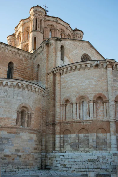 stock image Collegiate church of Saint Mary the Great, in Toro. Zamora