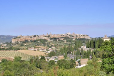 Panoramic view of Orvieto, in Umbria. Italy