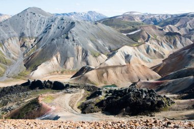 Beautiful view in Laugavegur trail. Iceland