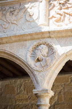 Santa Mara Katedrali Ciudad Rodrigo ili Salamanca, Kastilya ve Len, İspanya. 1889 'da 