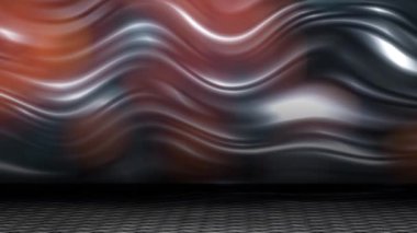 Dalgalı, yuvarlak yüzey sürekli olarak ışığı yansıtır..