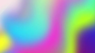 Renkler parlak görünmek için sürekli birbirine karışır..