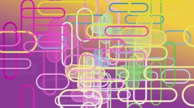 Renkli arkaplanda sürekli hareket eden renkli çizgiler.