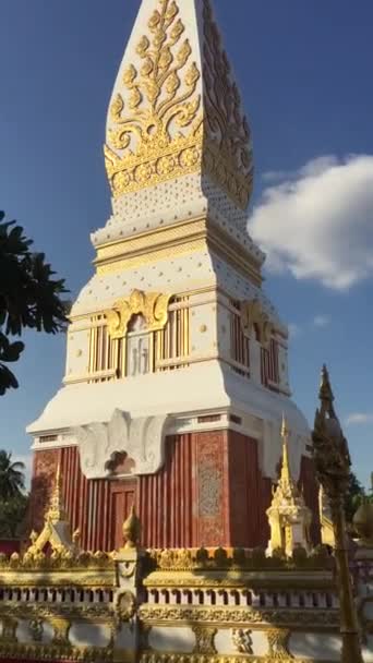 Tayland Dini Mimari Binalar — Stok video
