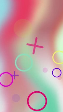 Renkler birlikte hareket eder ve karışır parlak görünmek için.