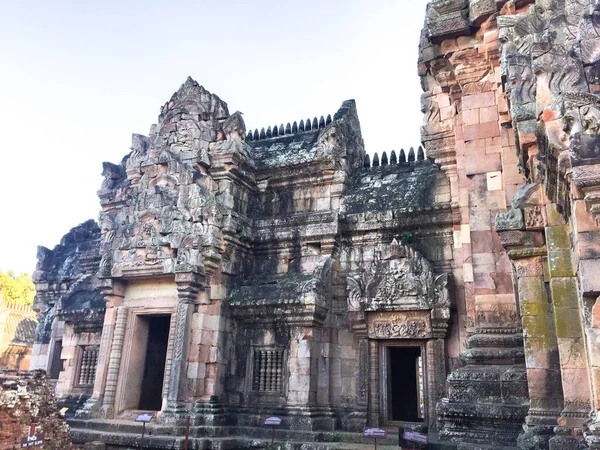 Tayland Kutsal Şeylere Ibadet Etmek Için Taştan Yapılmış Binalar — Stok fotoğraf
