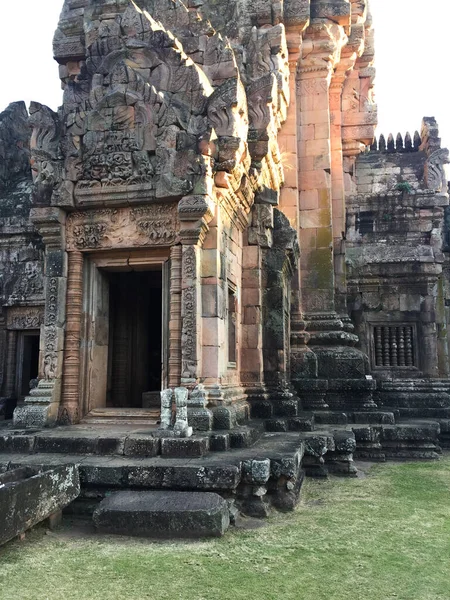 Ένα Πέτρινο Κάστρο Χτισμένο Για Λατρεύουν Ιερά Πράγματα Στην Ταϊλάνδη — Φωτογραφία Αρχείου