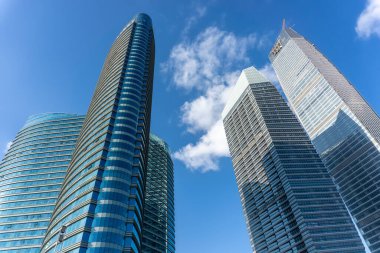 Qingdao şehri modern mimari manzara