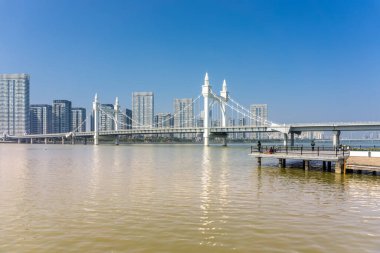 Zhuhai Baishi Köprüsü mimari manzarası