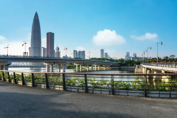 stock image Shenzhen talent Park City Skyline