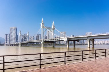 Zhuhai Baishi Köprüsü mimari manzarası