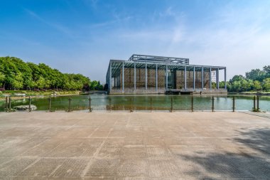 Xuzhou, Çin-23 Mayıs 2019: Xuzh 'daki Huaihai Savaş Anıtı