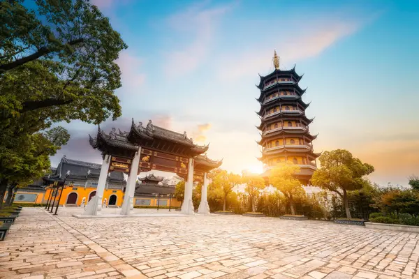 stock image Henan Mountain Temple, Fengcheng, Taizhou