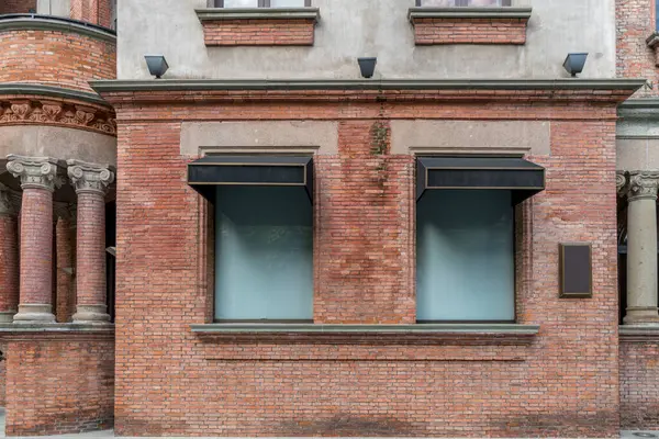 stock image Shanghai Bund European-style building doors and windows