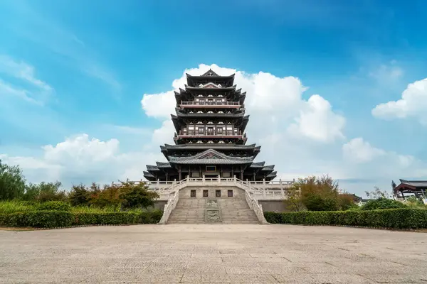 stock image Kuixing Building, Famen Temple, Suqian, China