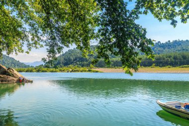 Wenzhou 'daki Nanxi Nehri' nin manzarası