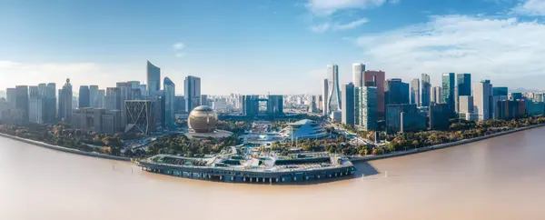 Stock image Aerial photography of the skyline of modern urban architectural 