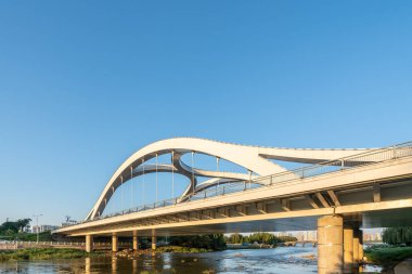 Linyi şehrinin manzarası, Shandong, Çin