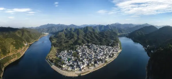 stock image Aerial photography of Huizhou landscape