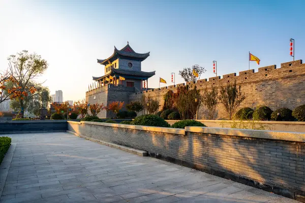 stock image Qingdao Jimo Ancient City Building